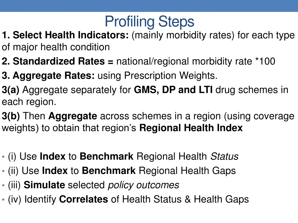 profiling steps