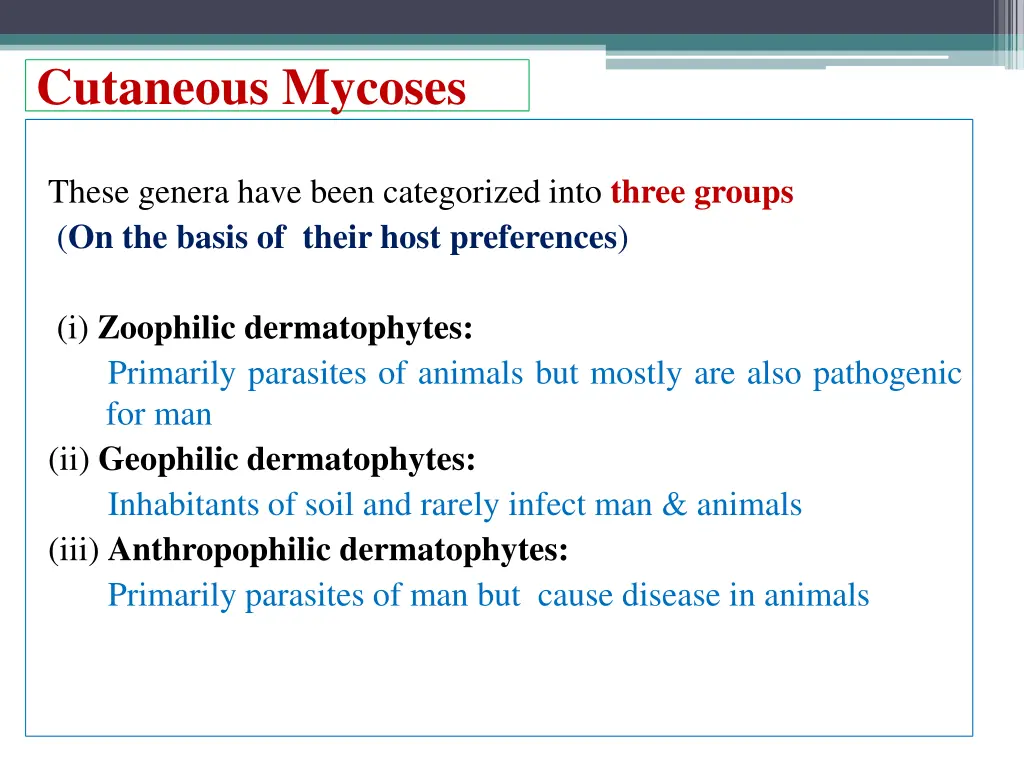 cutaneous mycoses 2