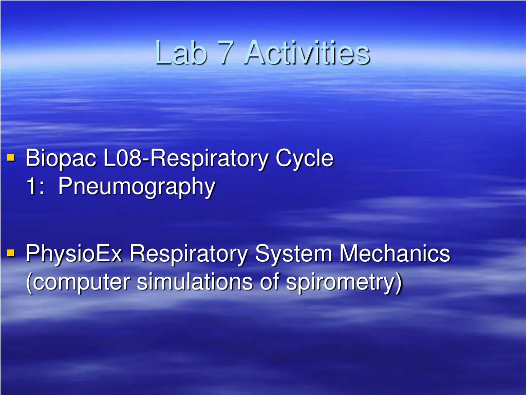 lab 7 activities