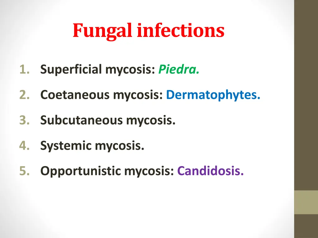 fungal infections