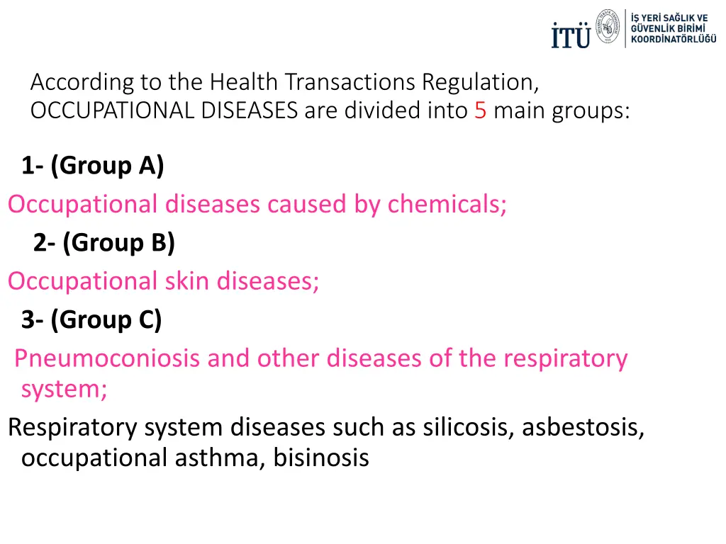 according to the health transactions regulation