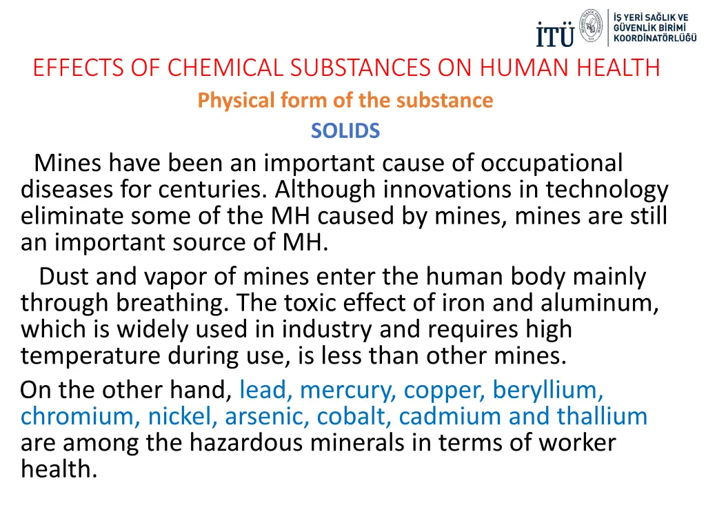 effects of chemical substances on human health 1