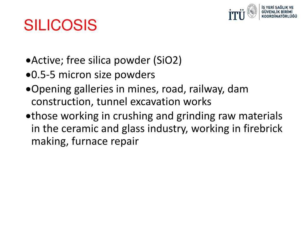 silicosis