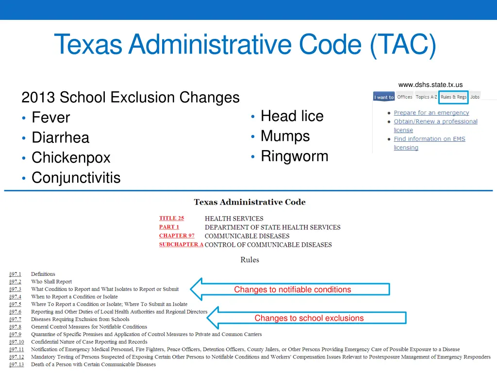 texas administrative code tac