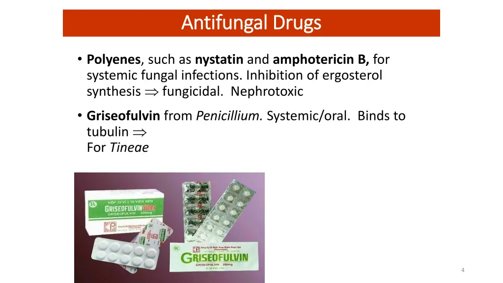 antifungal drugs antifungal drugs