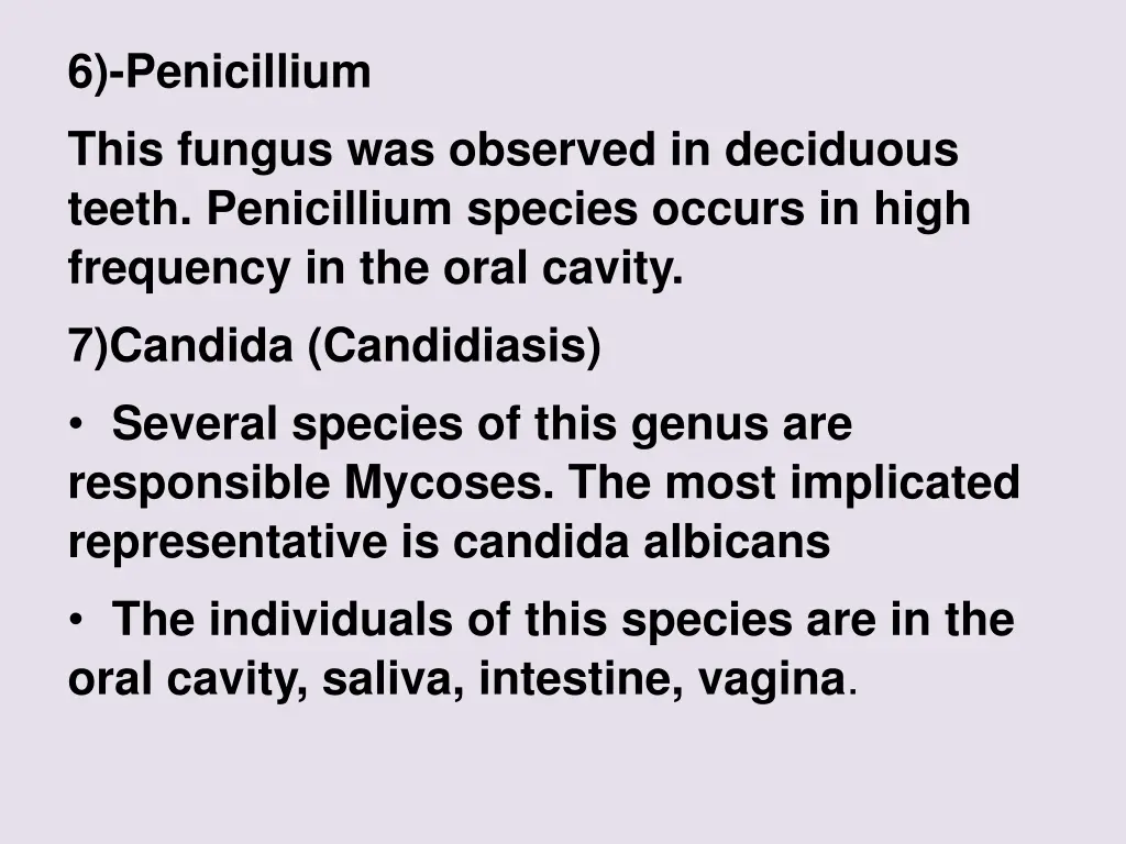 6 penicillium this fungus was observed