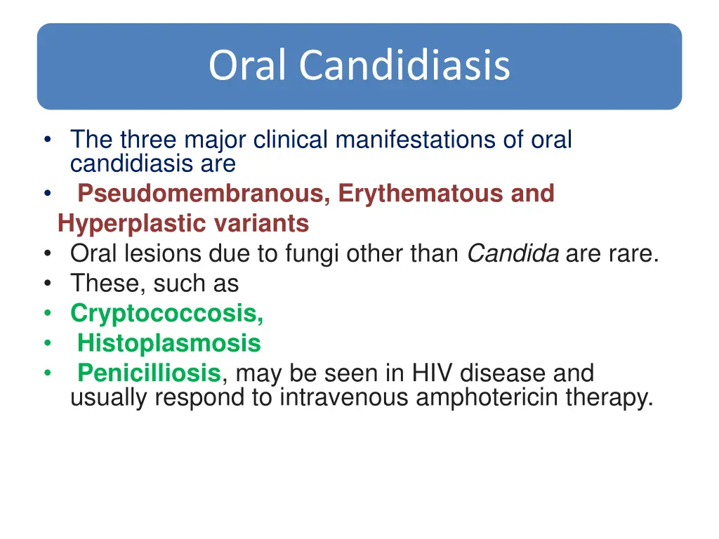 oral candidiasis