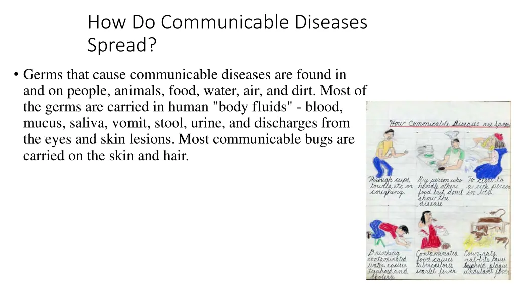 how do communicable diseases spread