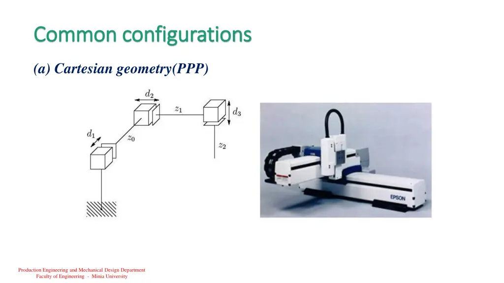 common configurations common configurations