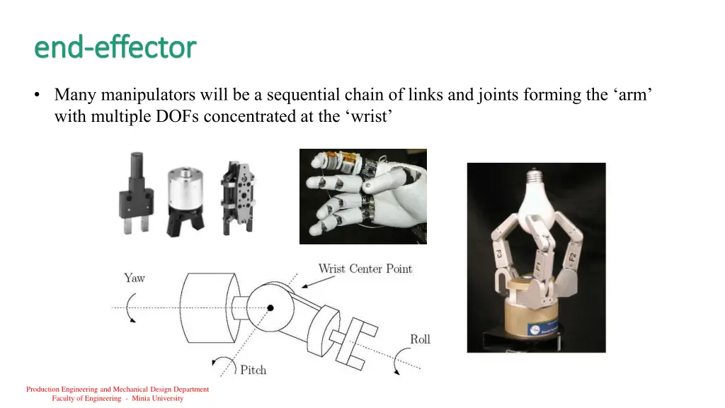 end end effector effector