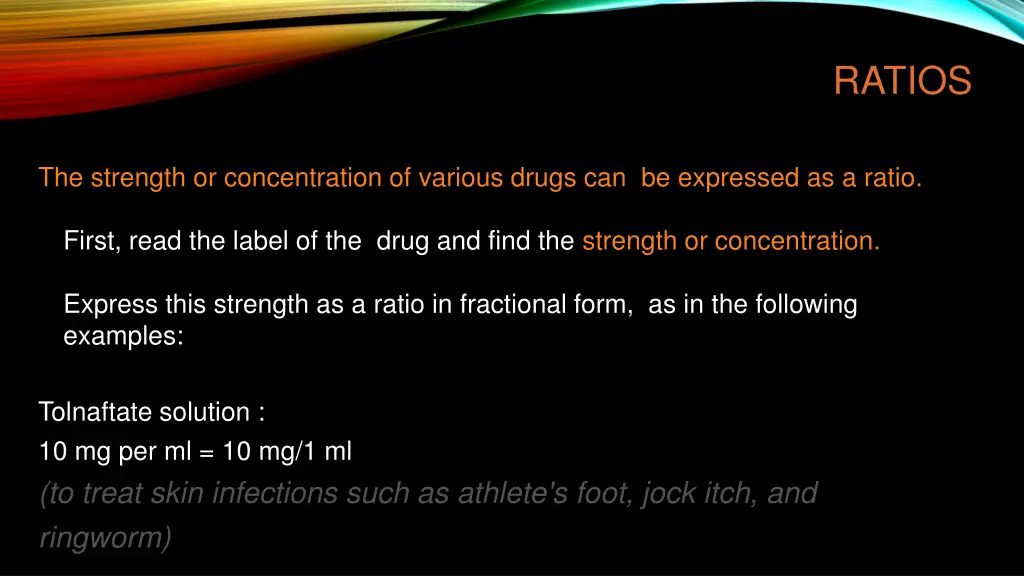 ratios 1