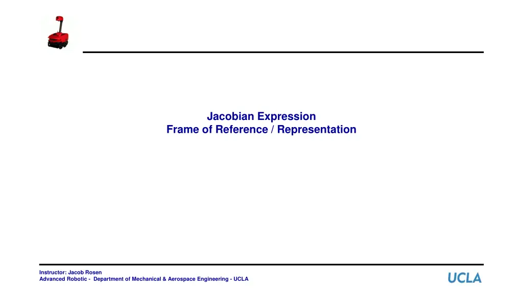 jacobian expression frame of reference 1