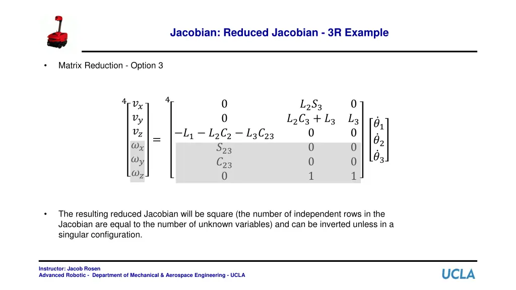 jacobian reduced jacobian 3r example 2