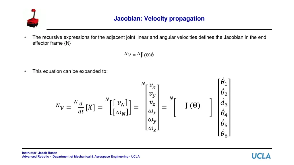 jacobian velocity propagation 1