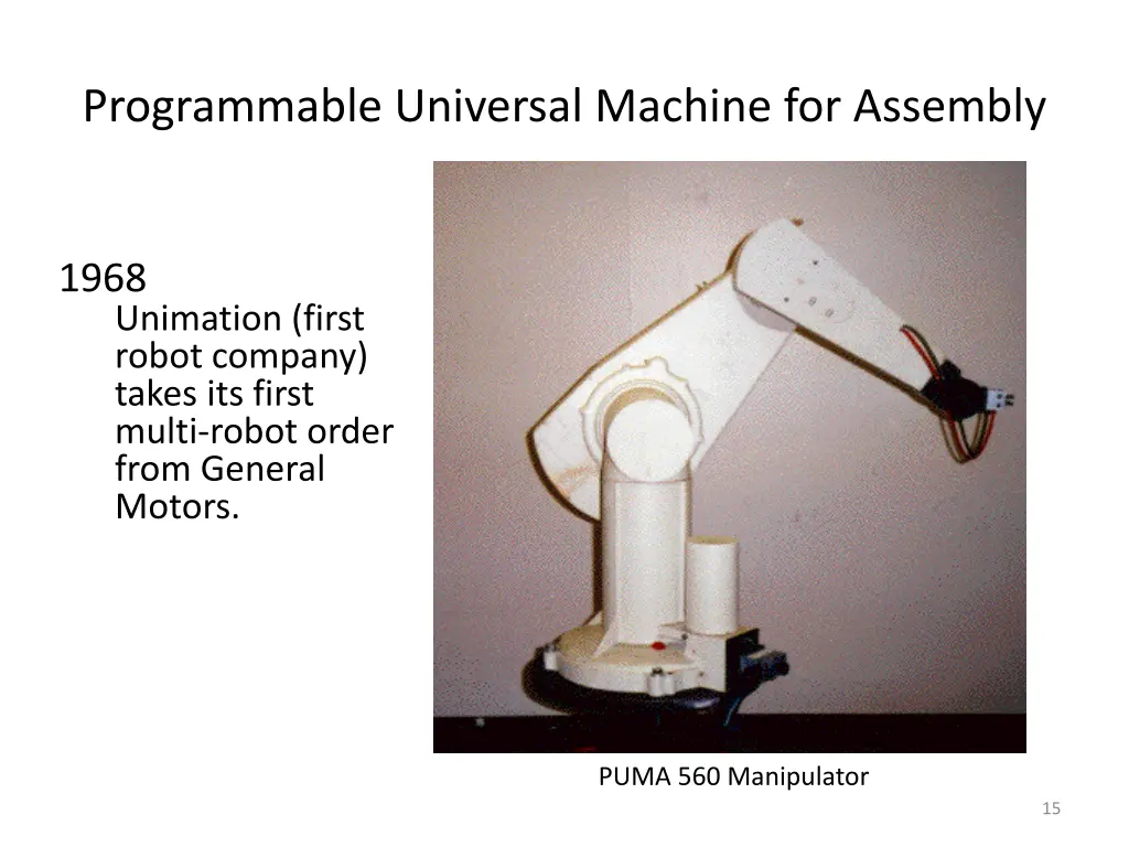 programmable universal machine for assembly