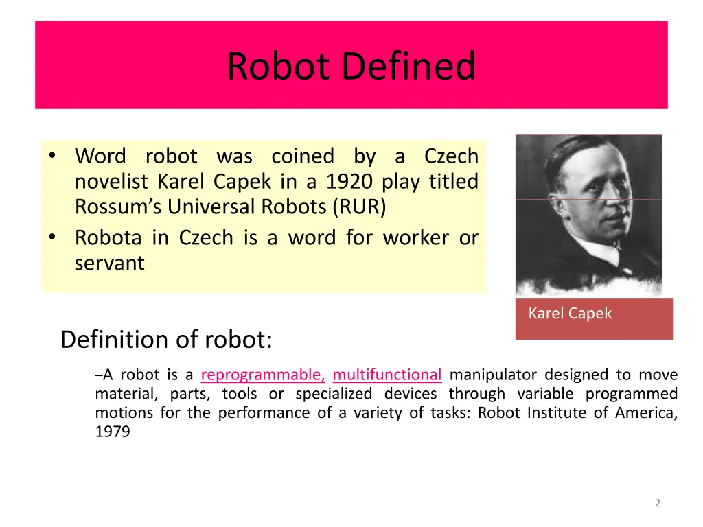 robot defined