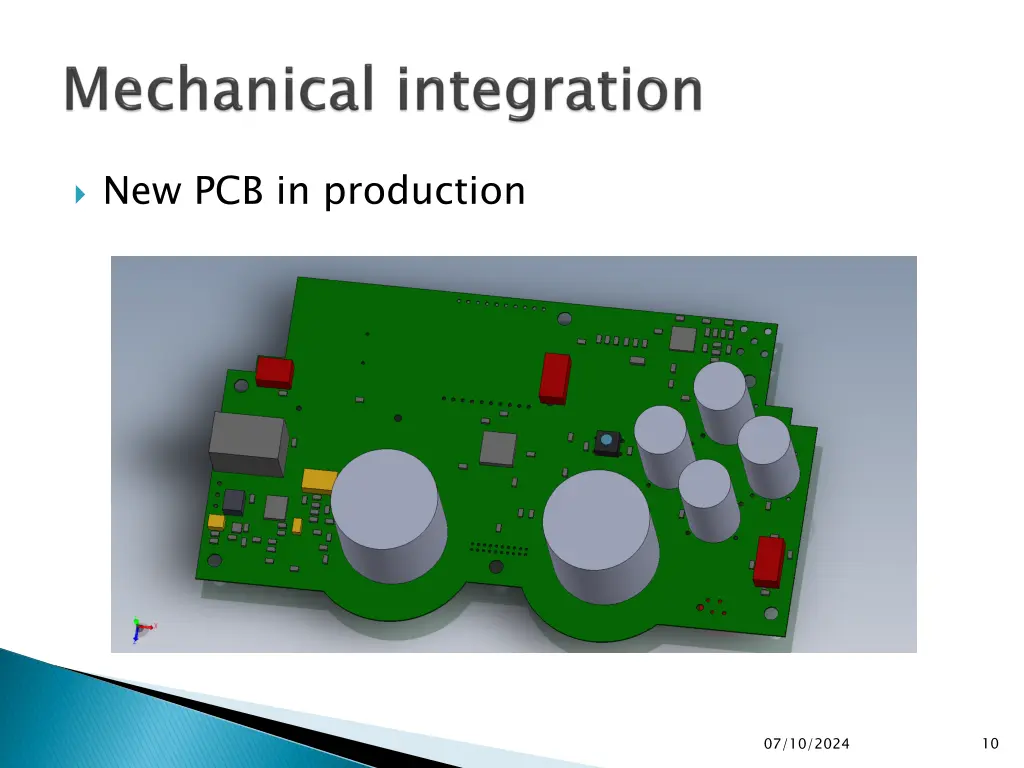 new pcb in production