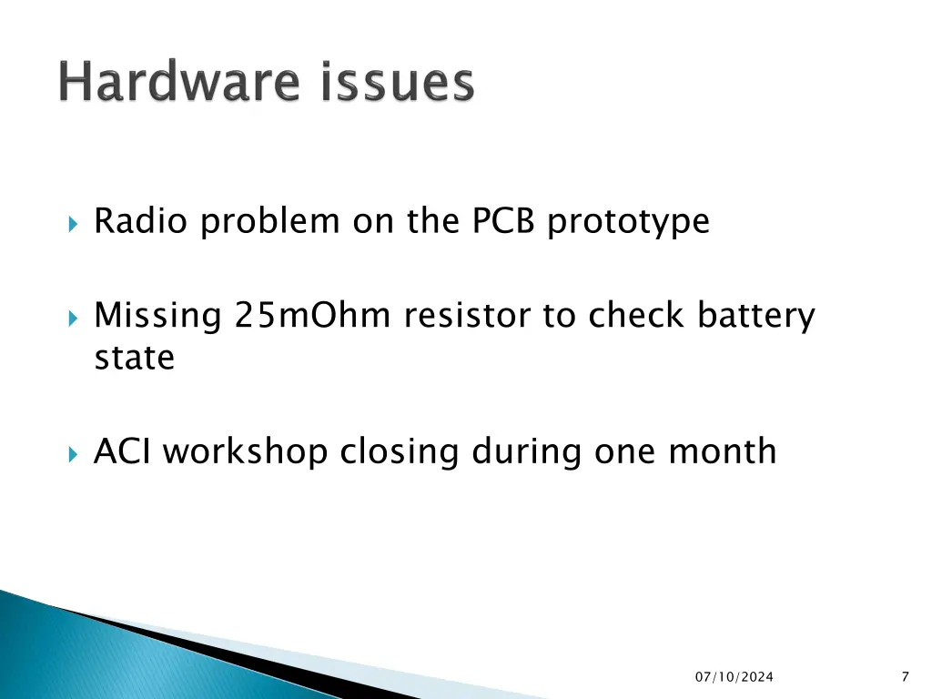 radio problem on the pcb prototype