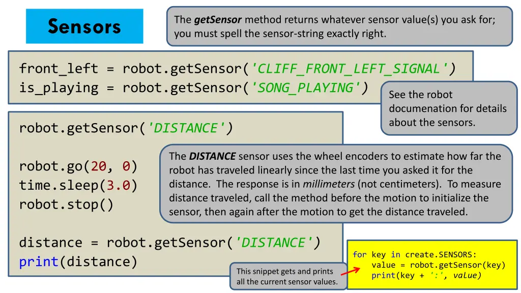 sensors