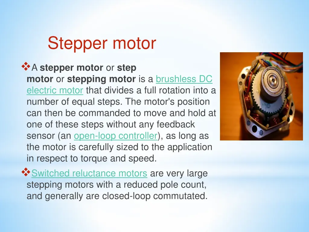 stepper motor