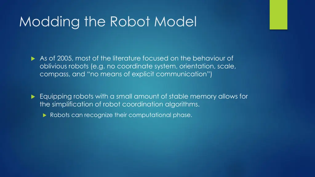 modding the robot model