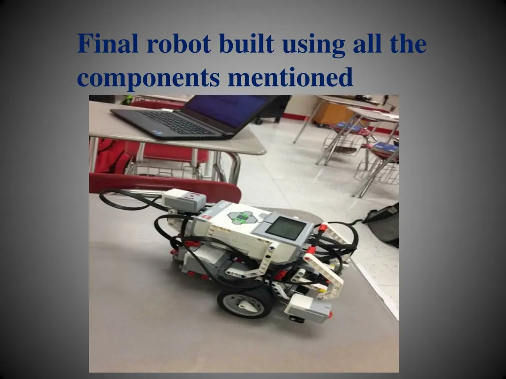 final robot built using all the components