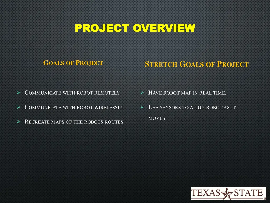 project overview project overview