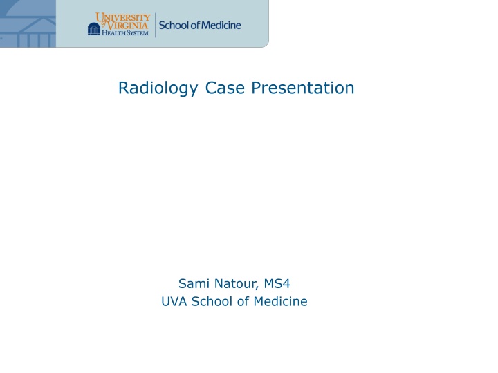 radiology case presentation