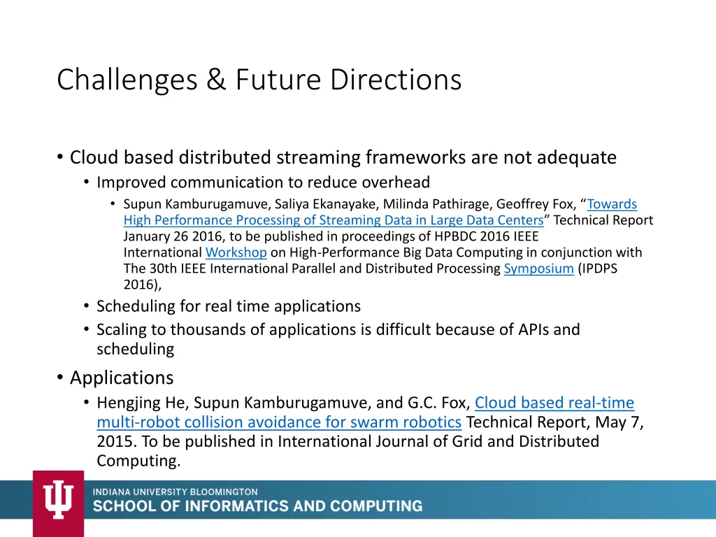 challenges future directions