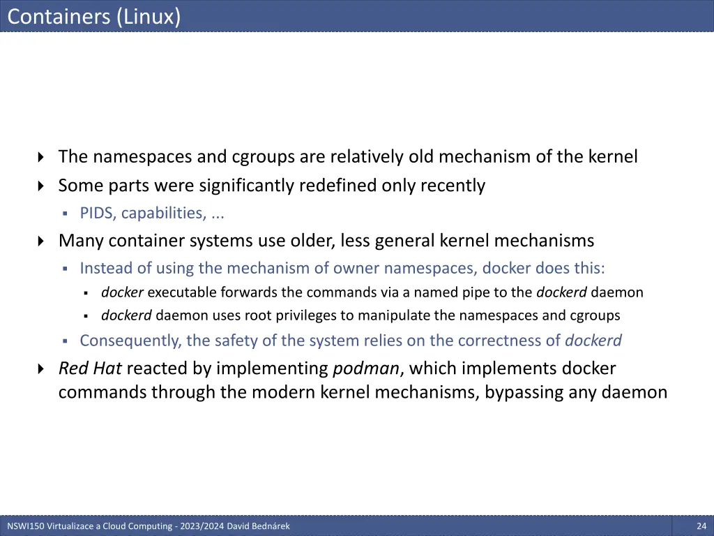 containers linux 1