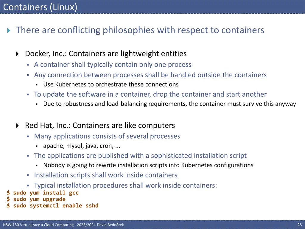 containers linux 2