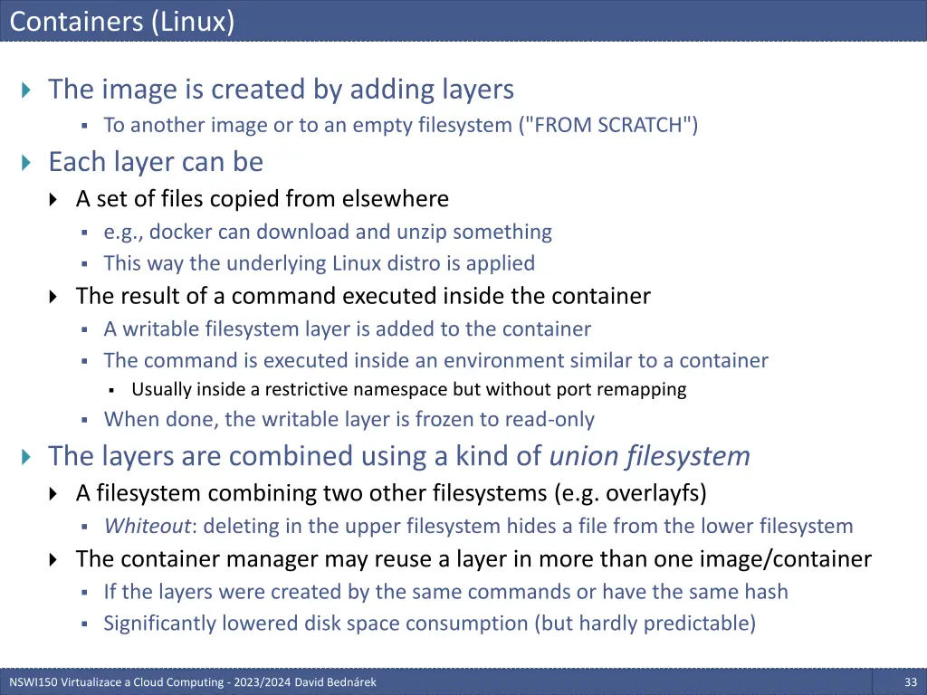 containers linux 5