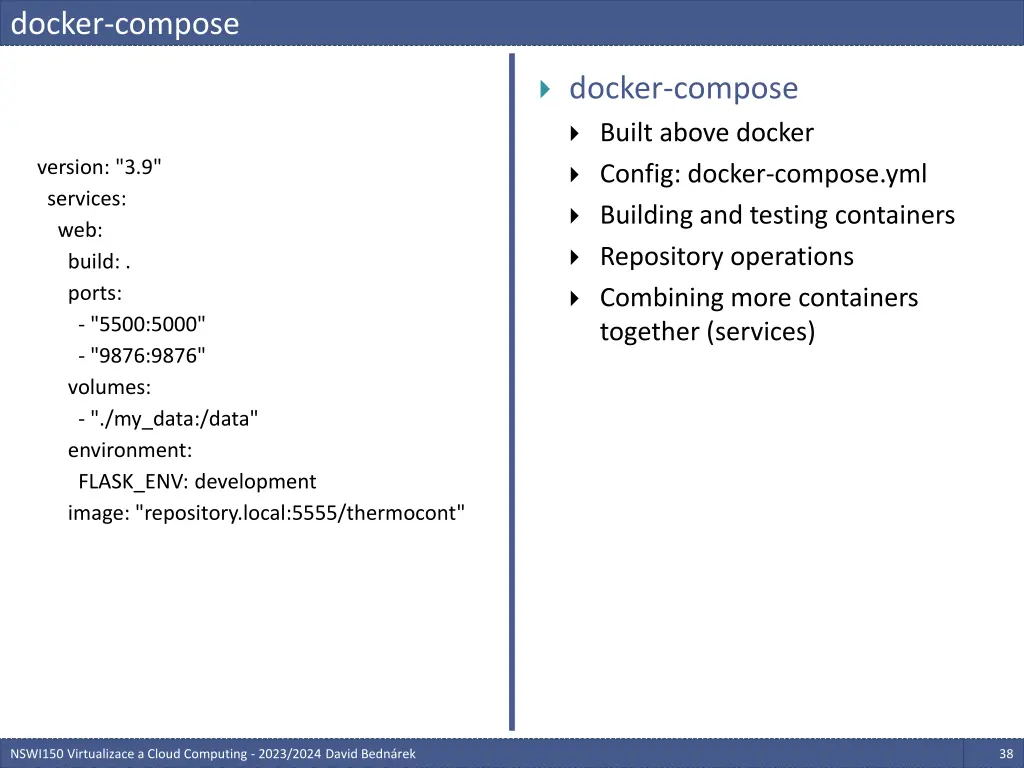 docker compose