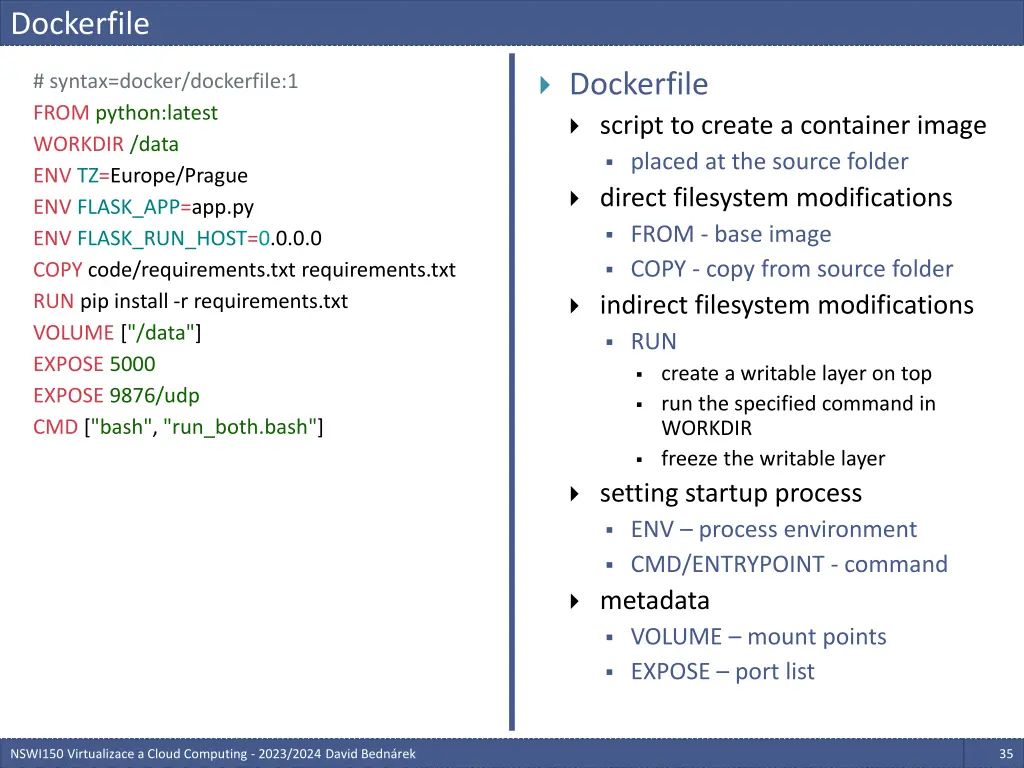 dockerfile