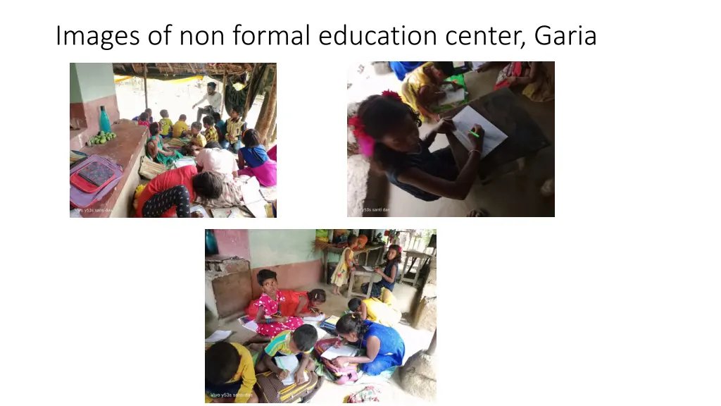 images of non formal education center garia