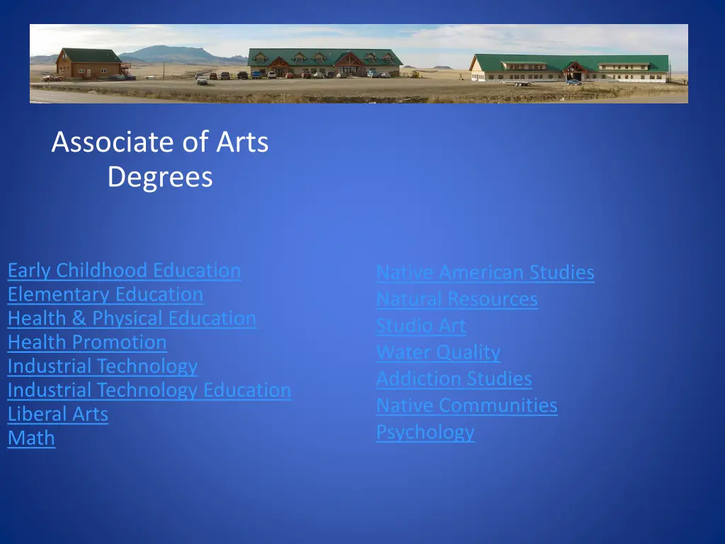 associate of arts degrees