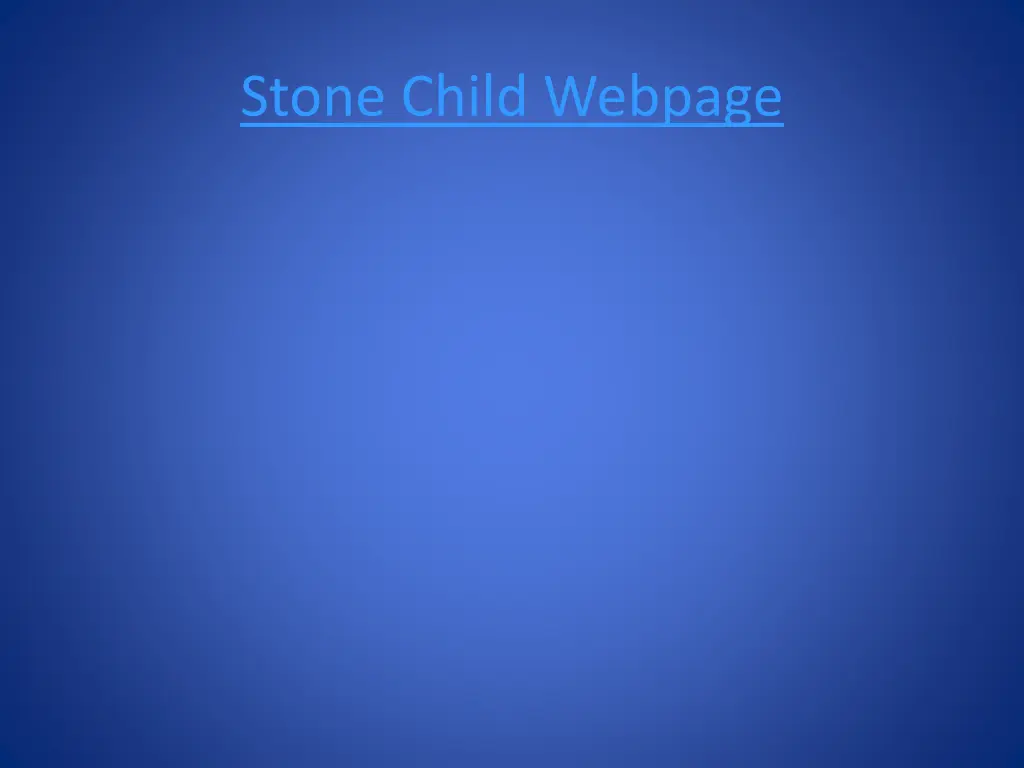 stone child webpage