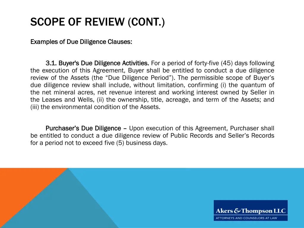 scope of review cont 1