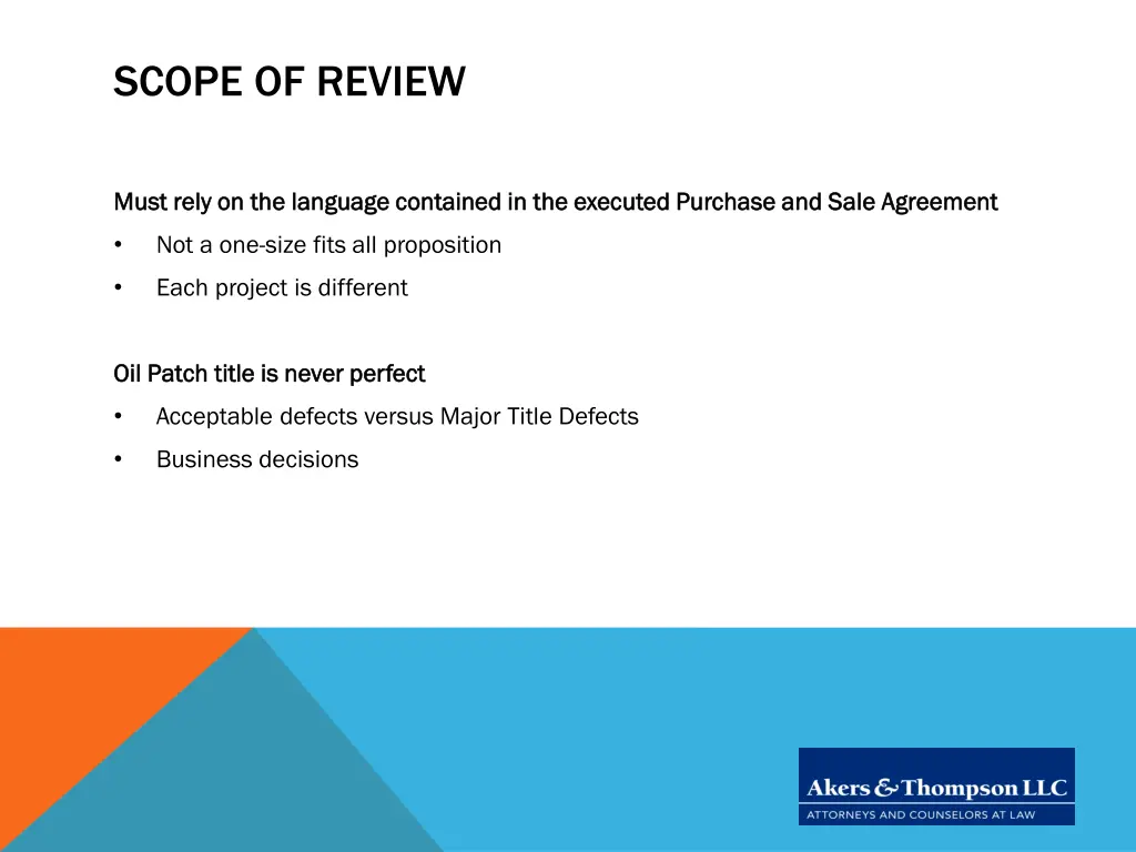 scope of review