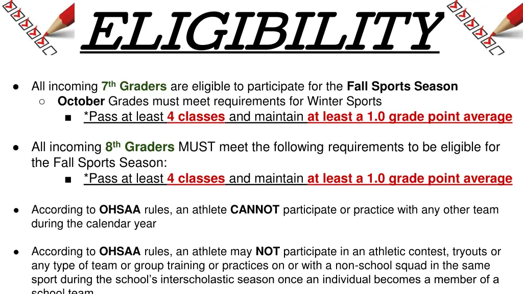 eligibility eligibility