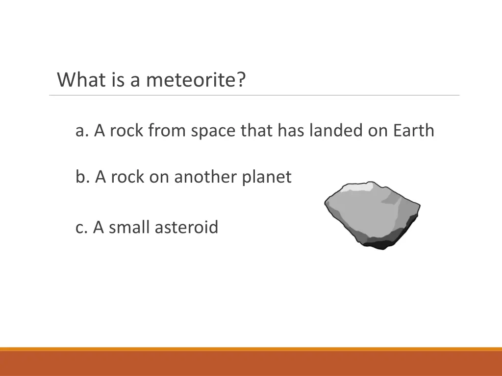 what is a meteorite