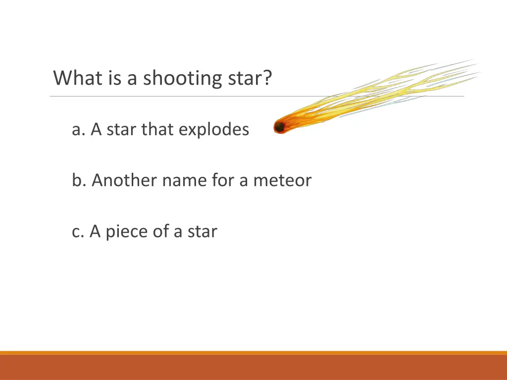 what is a shooting star