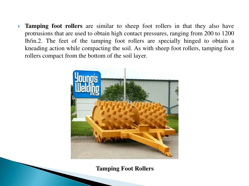 tamping foot rollers are similar to sheep foot