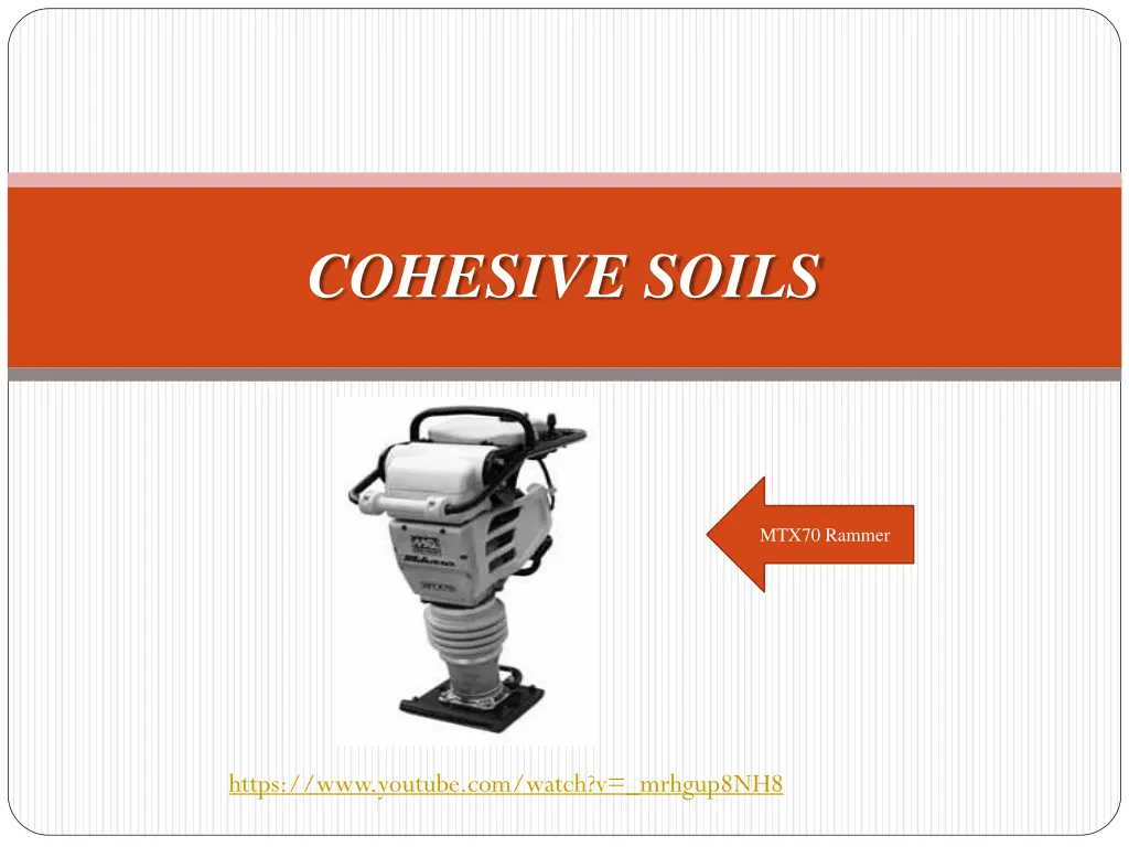 cohesive soils