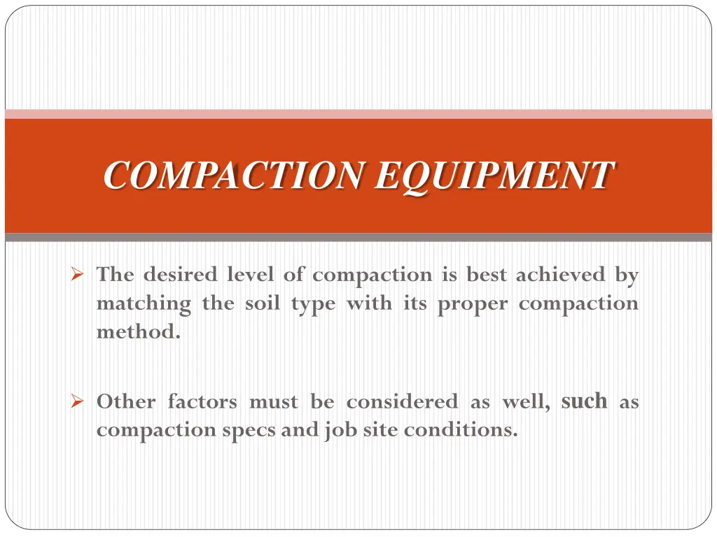 compaction equipment