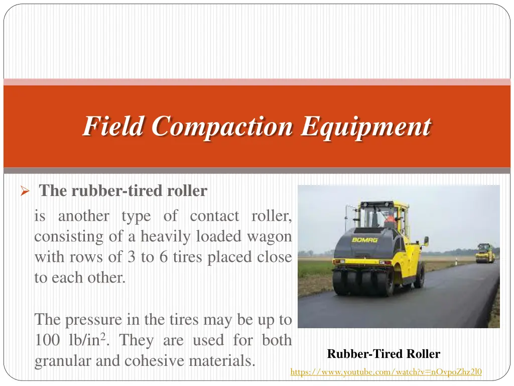 field compaction equipment 1