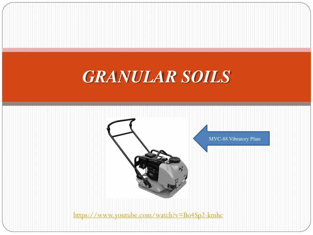 granular soils