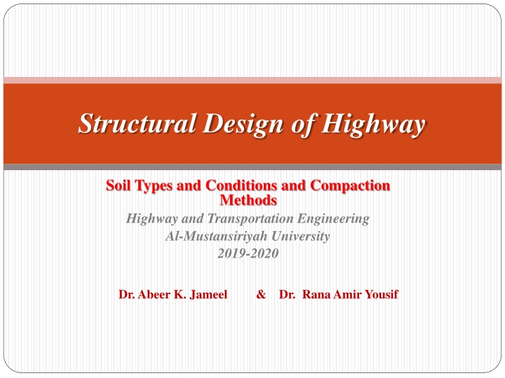 structural design of highway