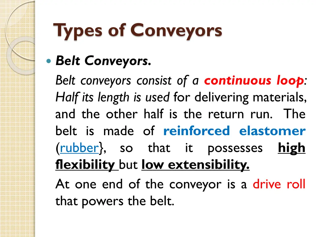 types of conveyors 2