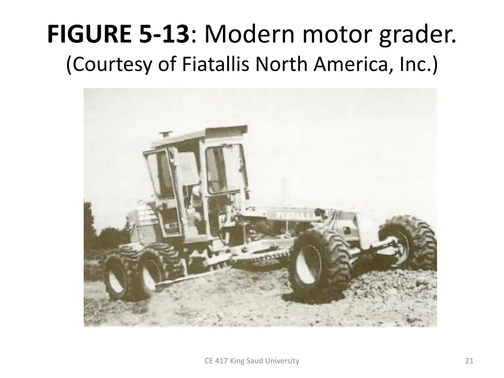 figure 5 13 modern motor grader courtesy